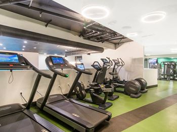 Fitness Center with TV's and WiFi at The Mansfield at Miracle Mile
